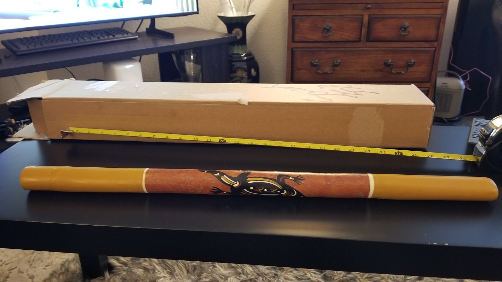 Digeridoo Aboriginal 26 inch , used. Vintage.