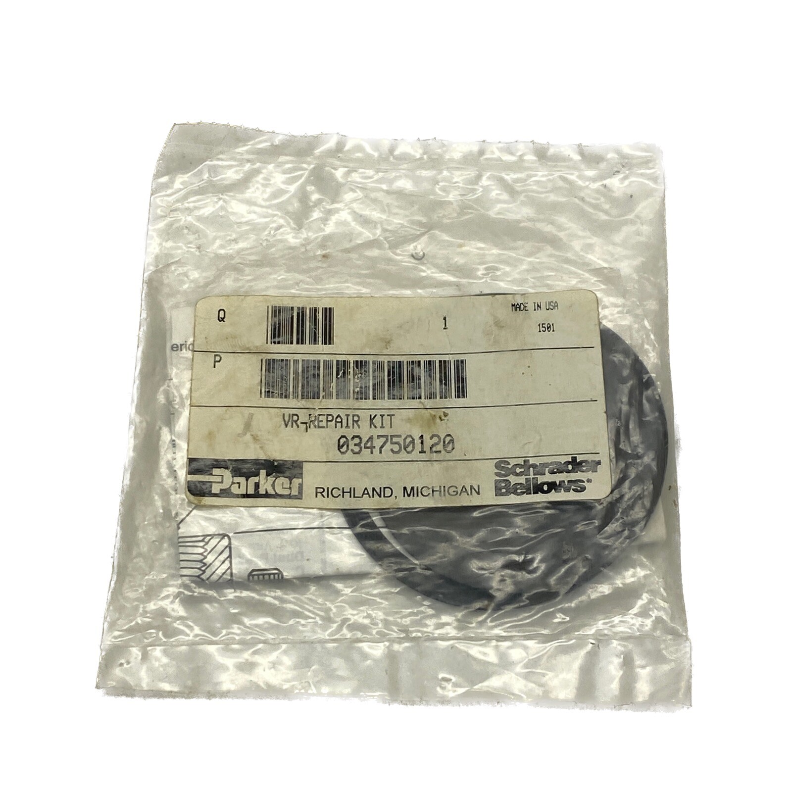 NEW IN BAG Parker Schrader Bellows Pneumatic Valve Repair Kit 034750120