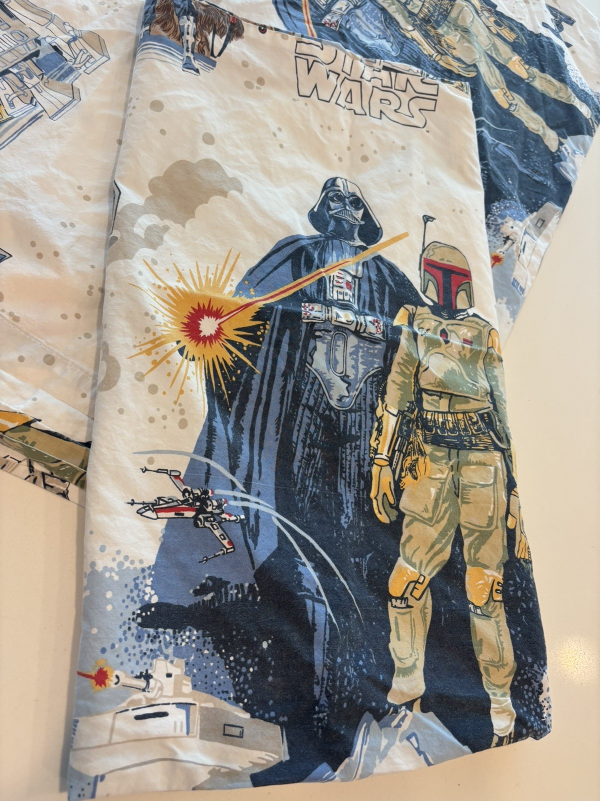 Pottery Barn Kids Star Wars 2 Empire Strikes Back Pillowcases Std