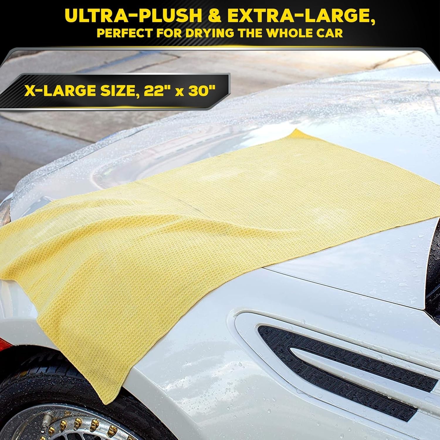 Water Magnet Microfiber Drying Towel – 30" x 22" for Quick Drying