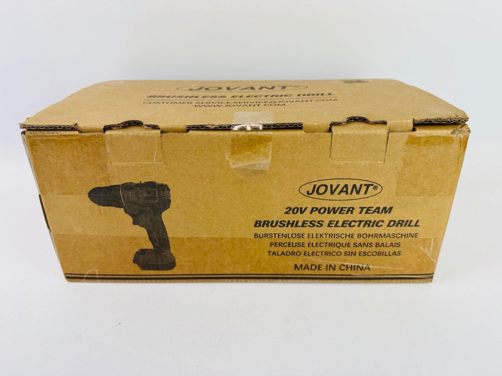 Jovant Cordless Drill, 3/8 Inch Keyless Chuck Power Driver Kit NO BATTERY