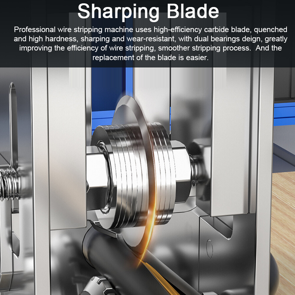 Electric Wire Stripping Machine Scrap Copper Cutter Cable Peeler Stripper 1-25mm