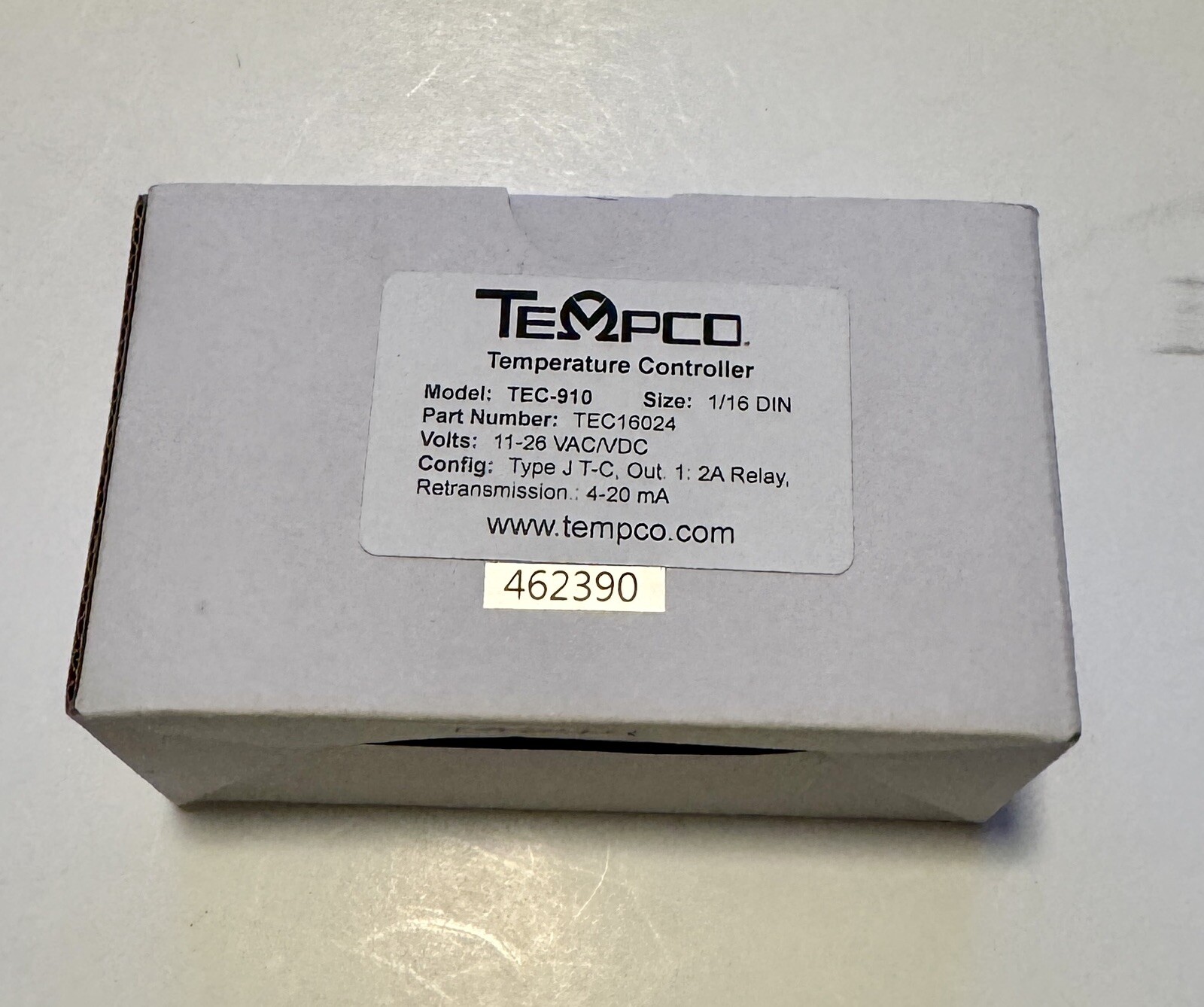 Tempco TEC-910-511B Temperature Control, BRAND NEW