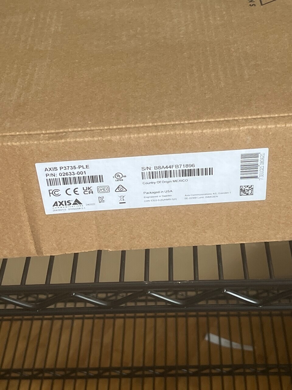 AXIS P3735-PLE Panoramic Camera (02633-001) | NEW Open Box