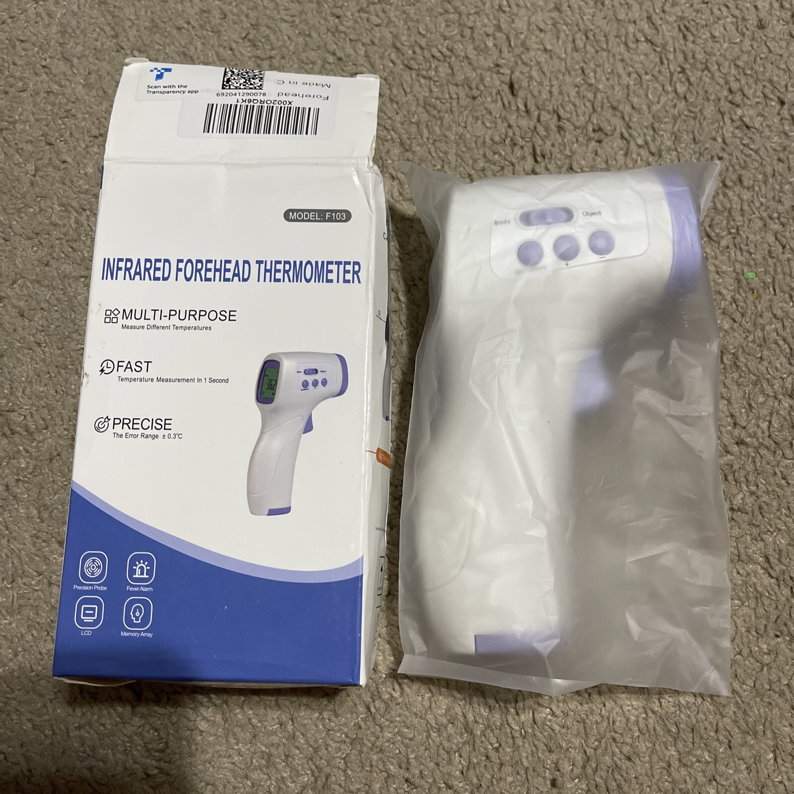 Hurconn Infrared Forehead Thermometer F103