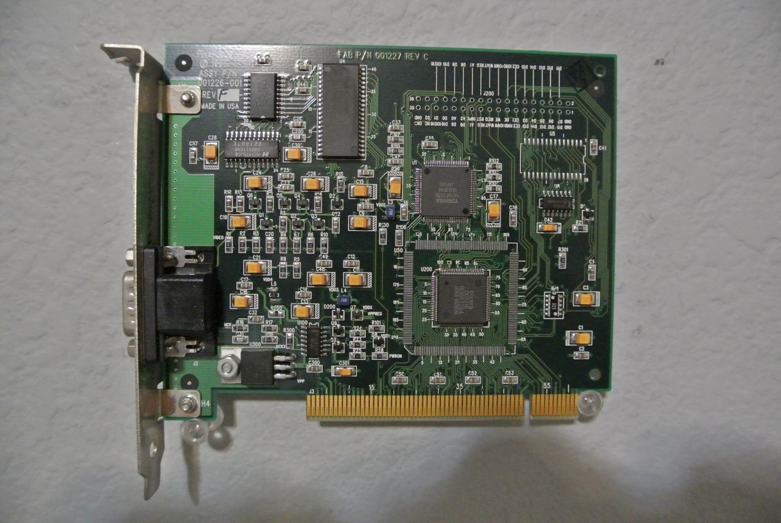 Pixera 001226-001 Pro Microscope Camera pci Interface Card Frame Grabber 001227