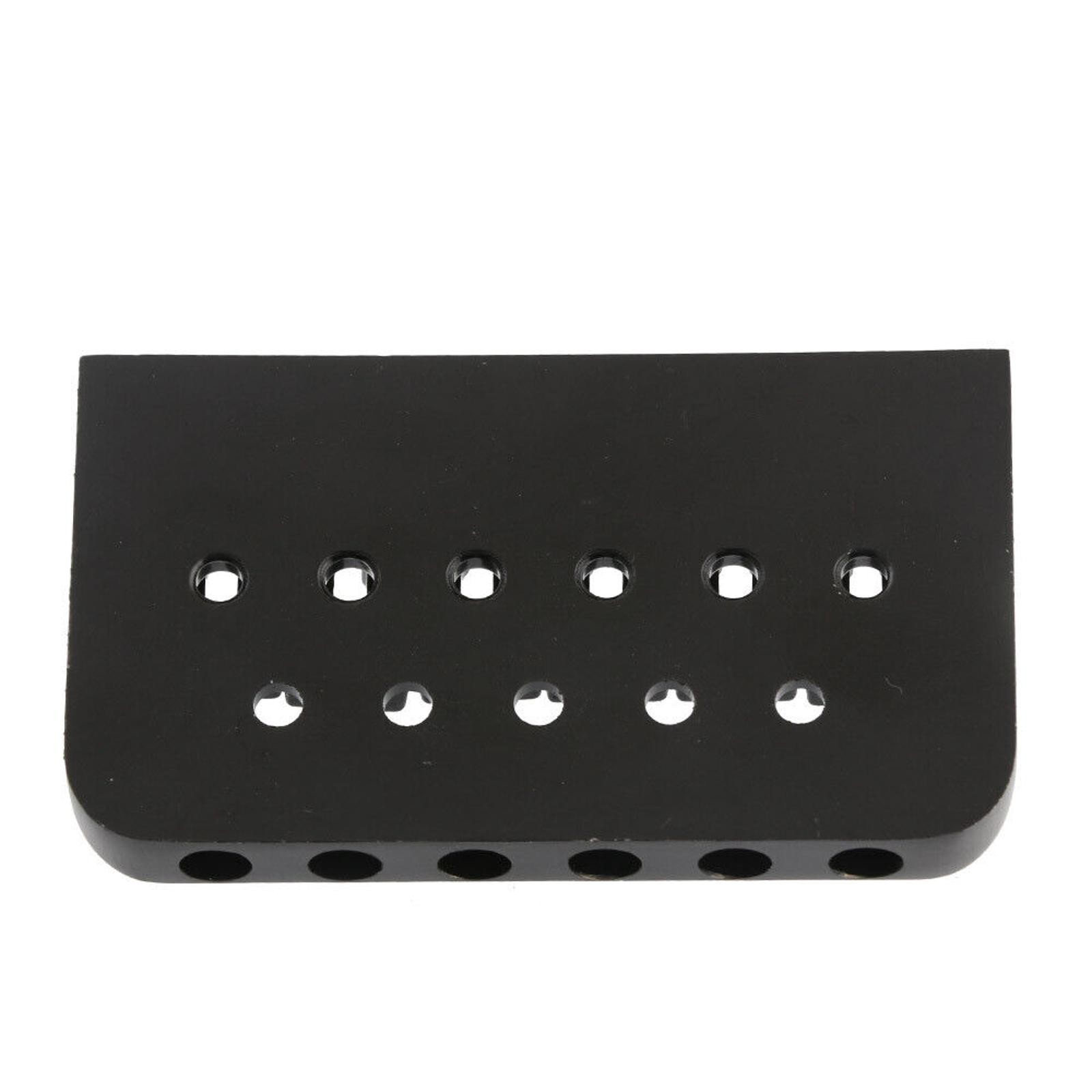 6 String Roller Saddle Hardtail Bridge Durable For Electric Guitar Replacement C
