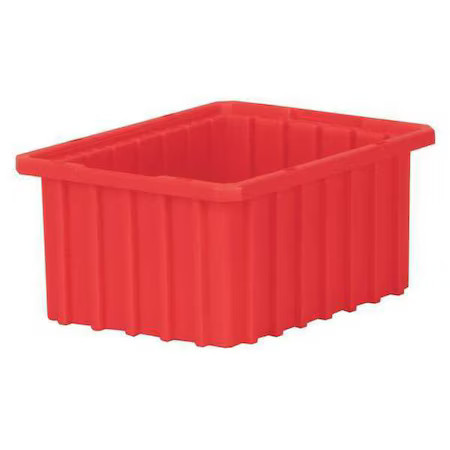 Akro-Mils 33105Red Industrial Grade Polymer, Divider Box, Red, 10 7/8 In L, 5