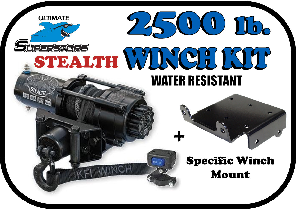 KFI 2500 lb. Stealth Winch Mount Kit '08-'13 Kawasaki 750 Teryx