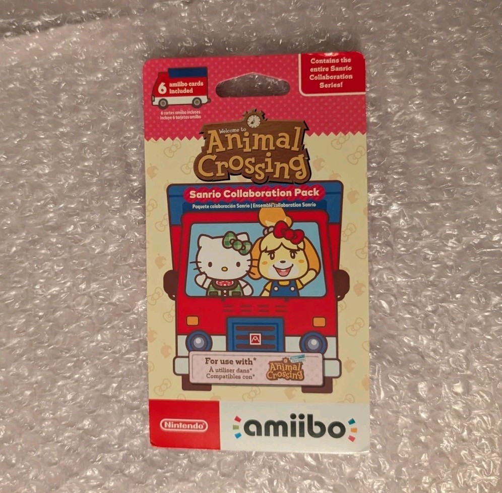 Nintendo amiibo Animal Crossing Sanrio Hello Kitty Collaboration Pack - 6 Cards
