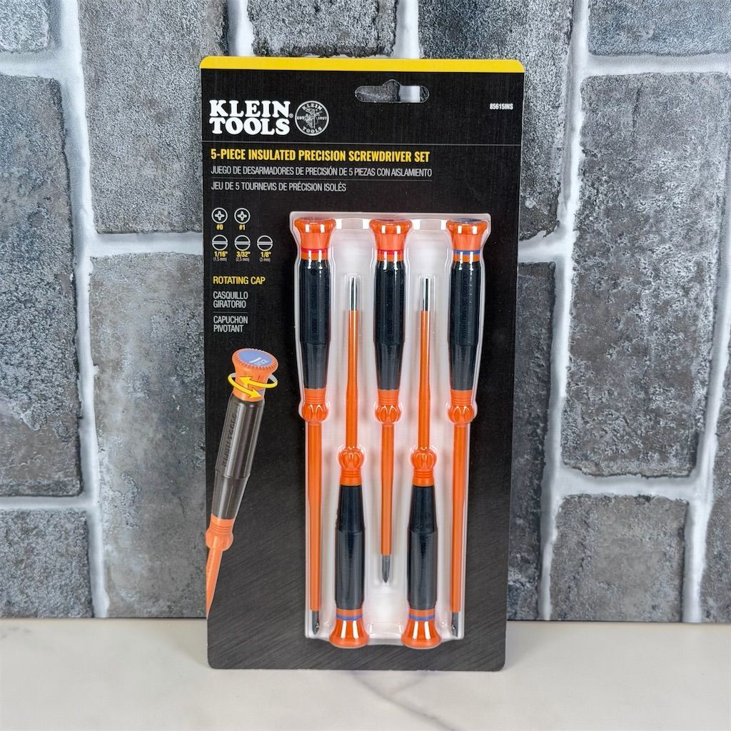 Klein Tools 5-Piece Insulated Precision Philips Screwdriver Set