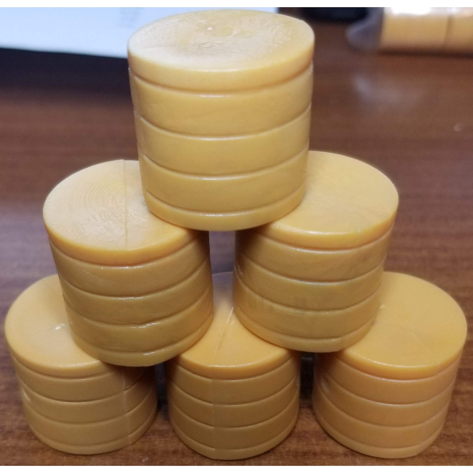 1/64 Standi Toys 6 Pack of Yellow Round Hay Bales