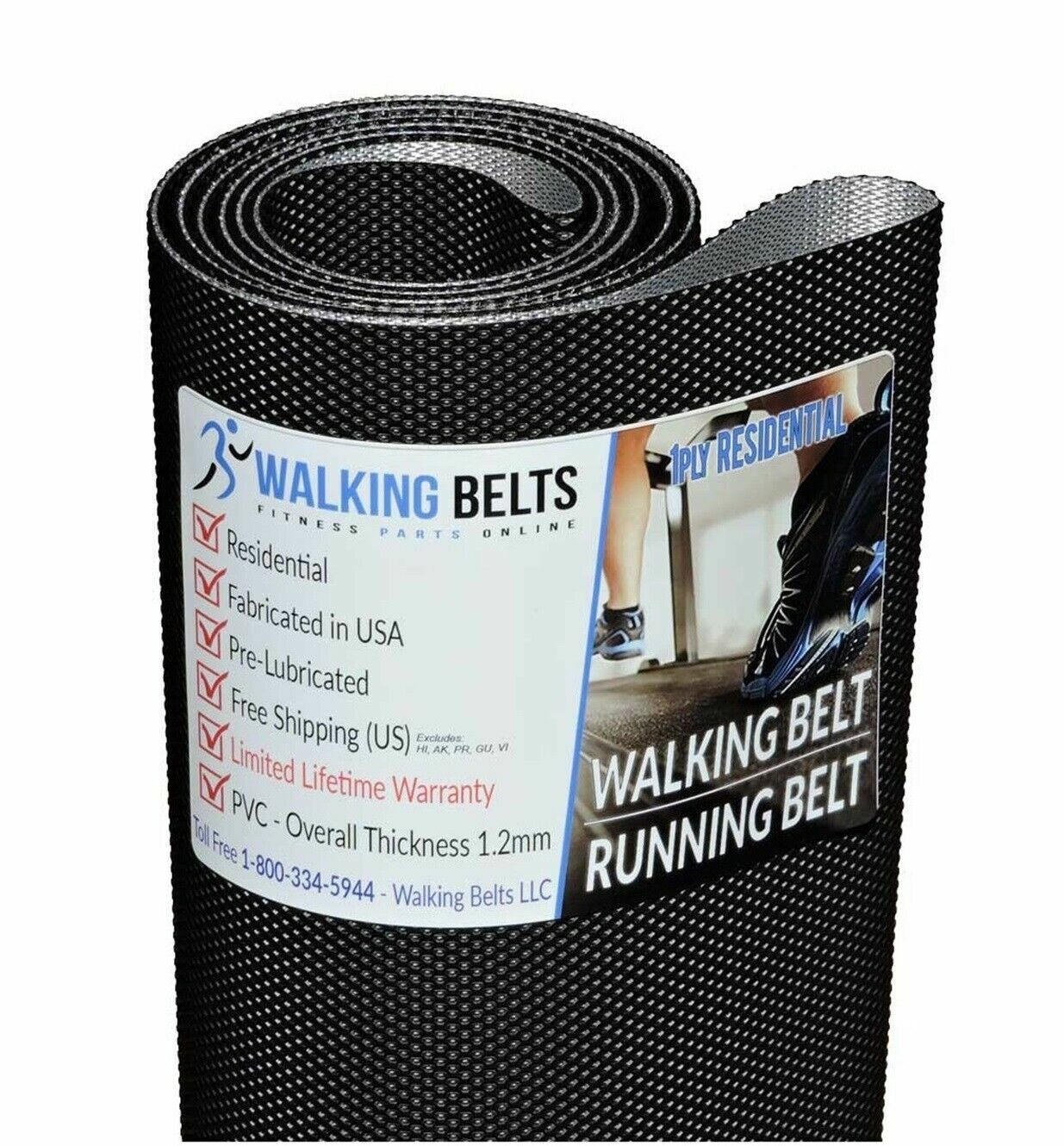 Smooth 5.65 Treadmill Walking Belt 123"