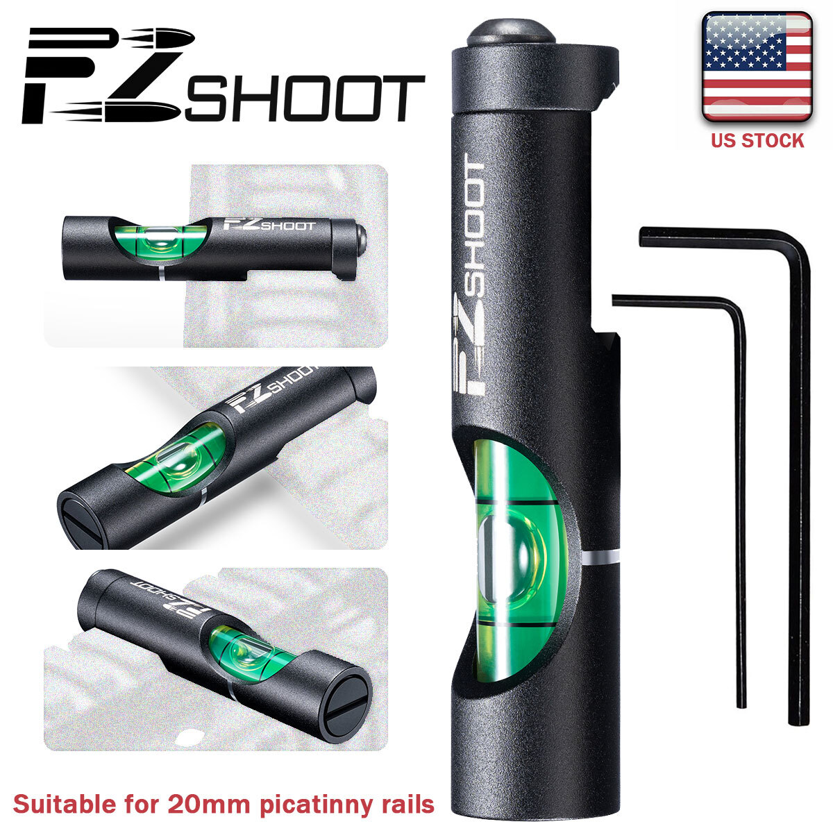 Professional Scope Level Kit Spirit Bubble Leveling Tool For 20mm Picatinny Rail
