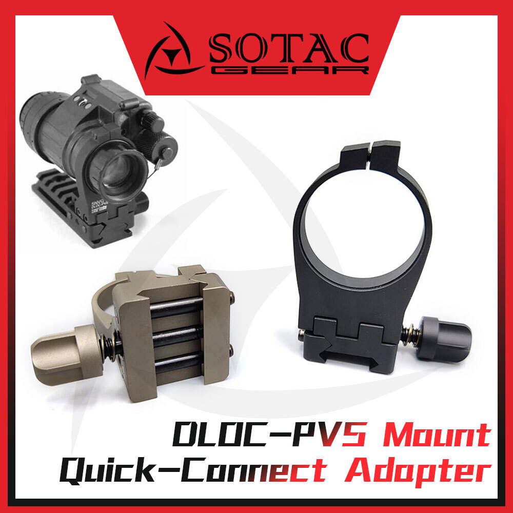 SOTAC DLOC-PVS Rail Mount Adapter PVS-14 Quick-Connect Release Accessories