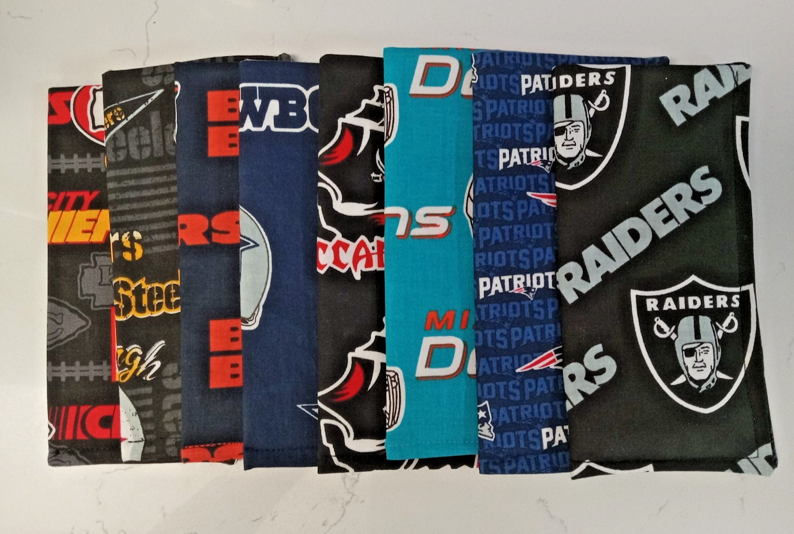 Sunglasses / Eyeglass Soft Fabric Case - NFL Print - padded and lined 