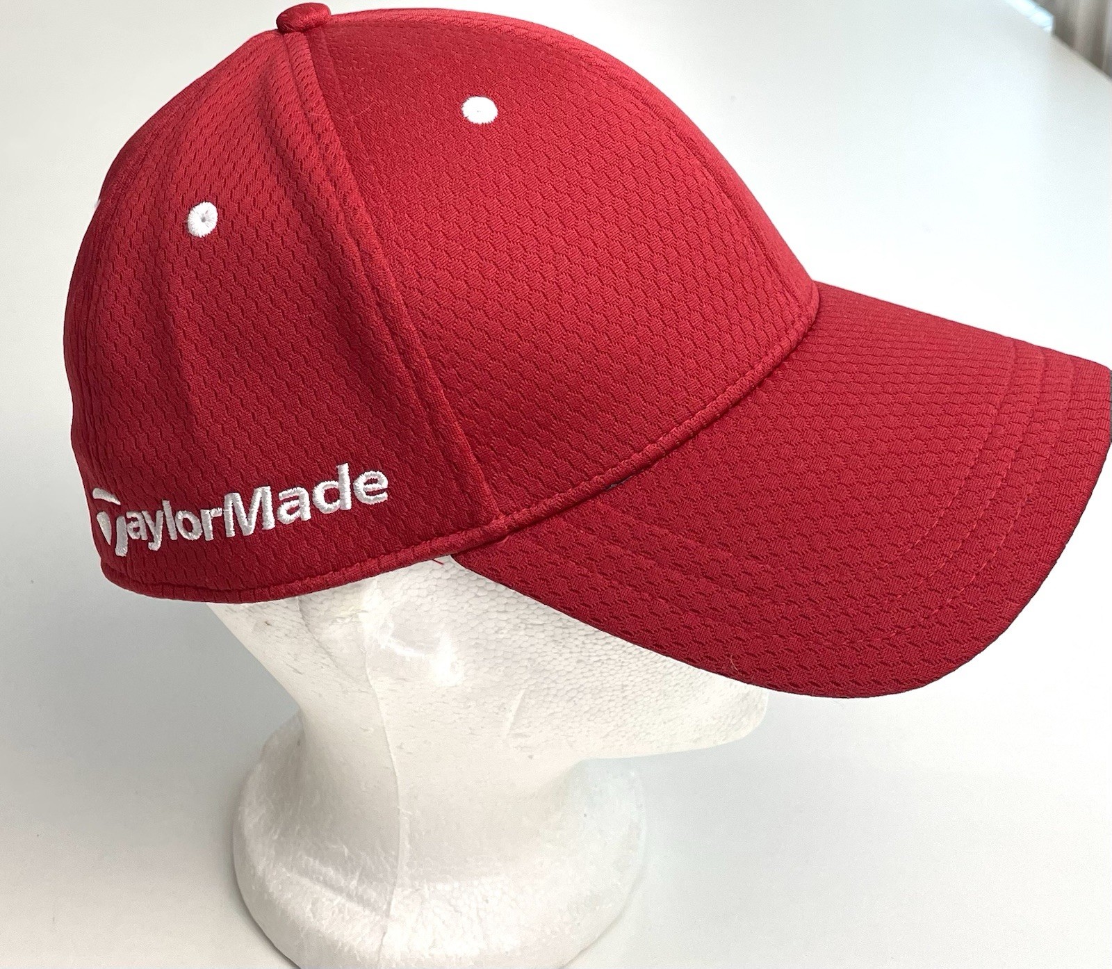 TaylorMade Adidas Fitted Golf Cap Red Size S/M