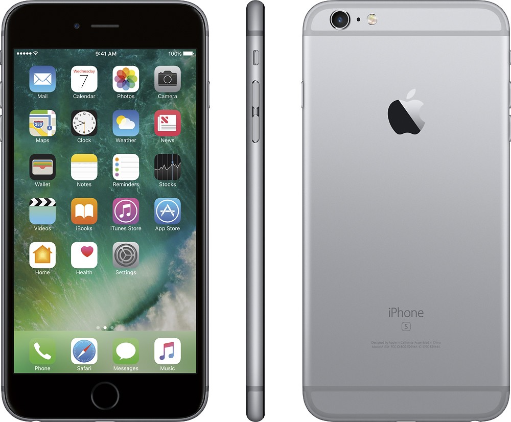 Apple iPhone 6s Plus A1687 128GB Space Gray Verizon Locked 4G LTE CellPhone