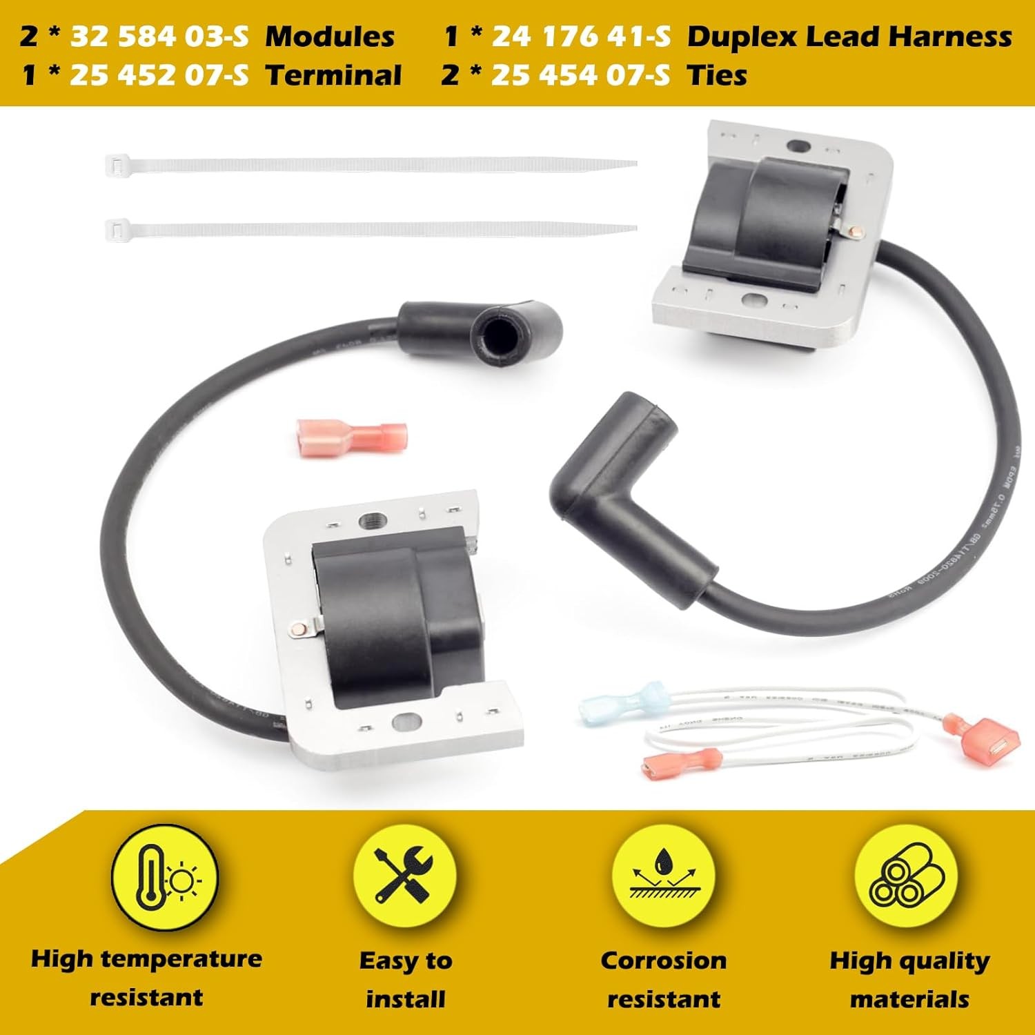 25-707-03-S 32-707-01-S Ignition Coil Module Compatible with Kohler Engine...