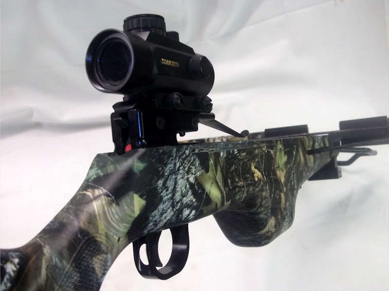 Parker Crossbow (Camo) w/ Simmons Scope Plano Case