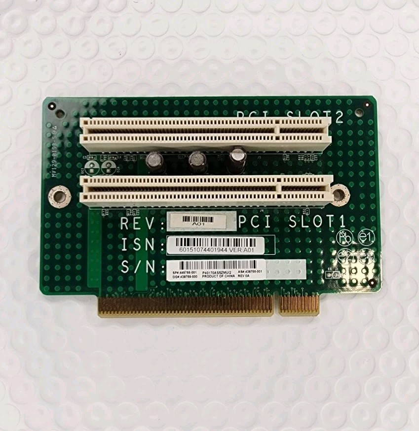 HP RP5700 , 445758-001 , 439759-000 , 439758-001 PCI Riser Card