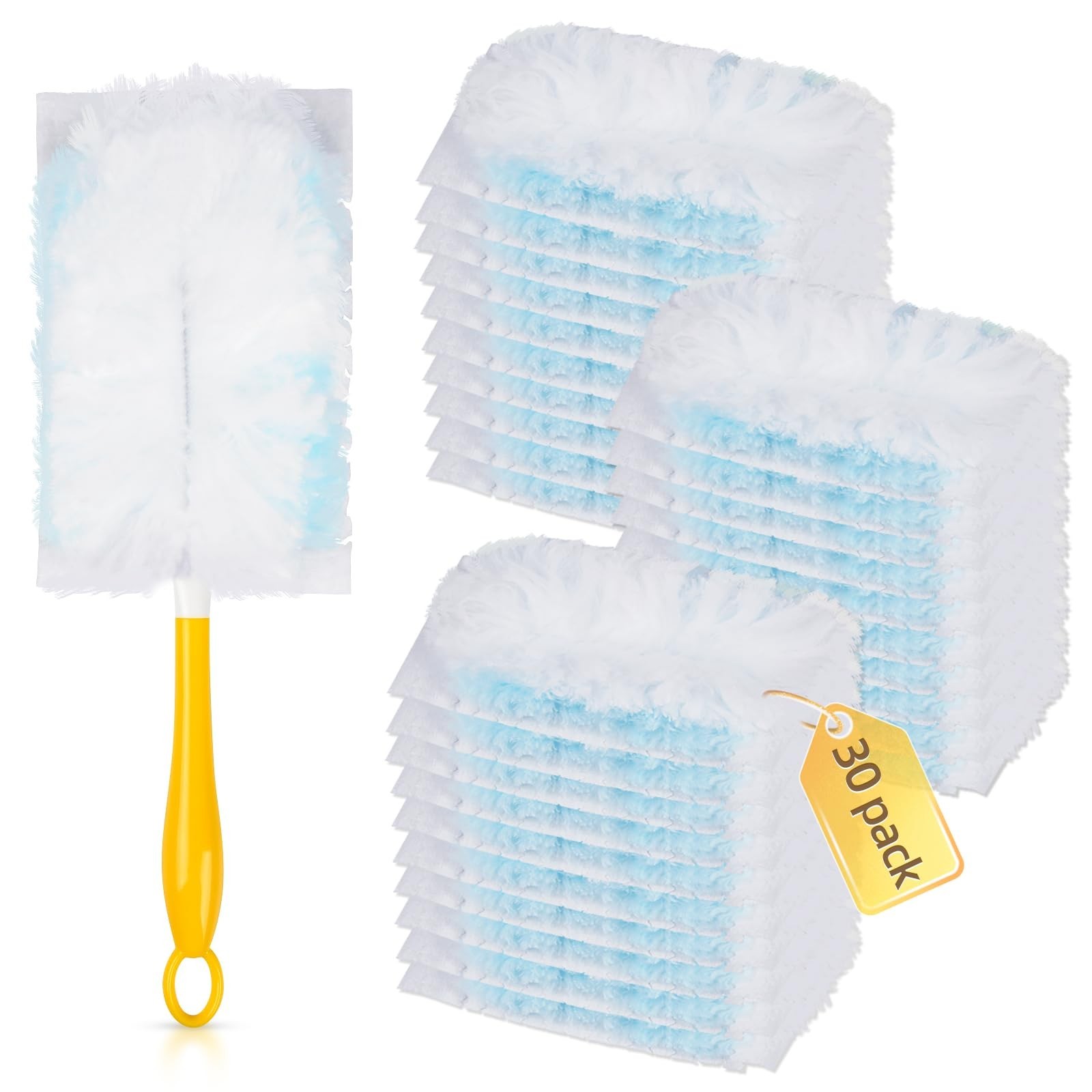 30 Count Duster Refills Compatible with Dusters 180° Handle Dusters, 180