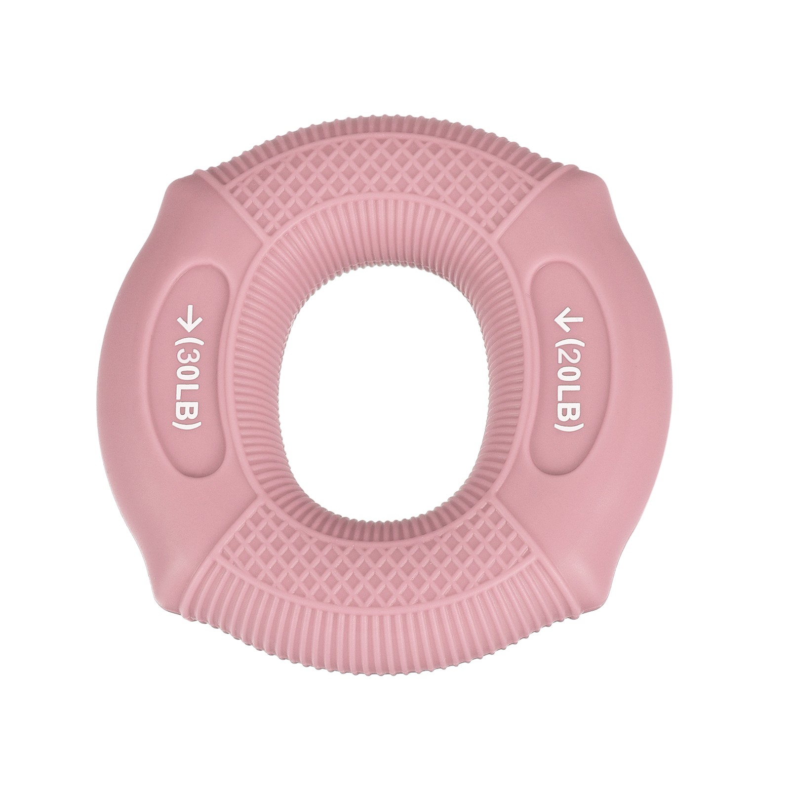 3.07" 20 - 30Lbs Hand Grip Strengthener Hand Grip Ring for Training Pink