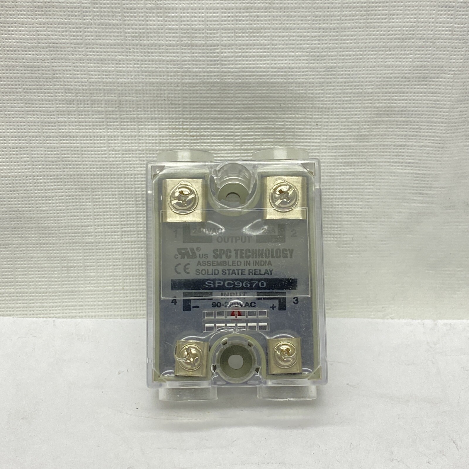 SPC Technology 240V 25A Output 90-280VAC Input Solid State Relay SPC9670