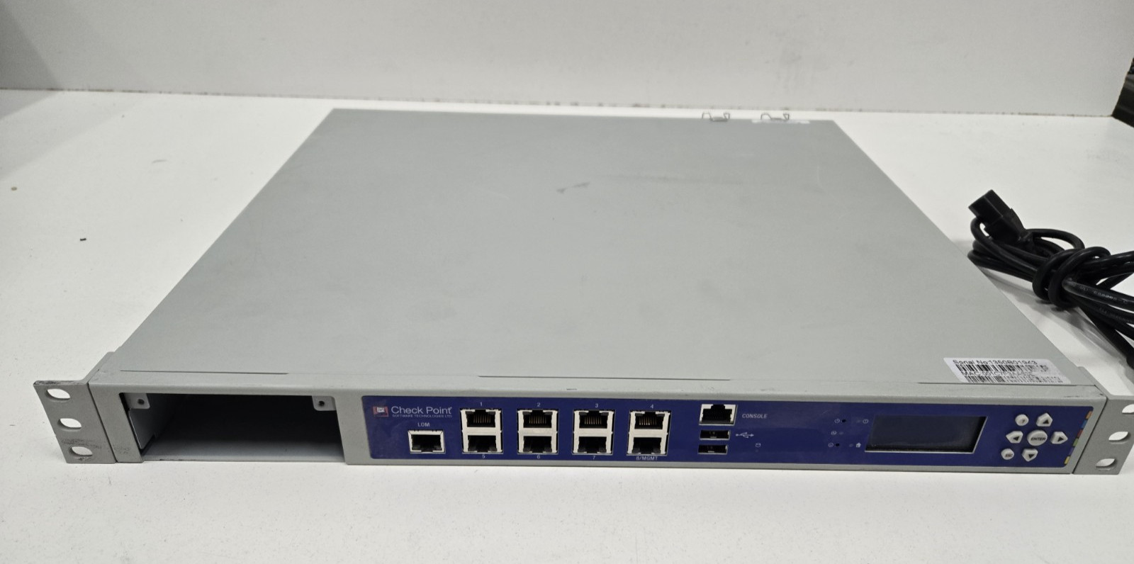 CheckPoint T-180 4800 8 Port Gigabit Firewall Security Appliance 2 Power Supply