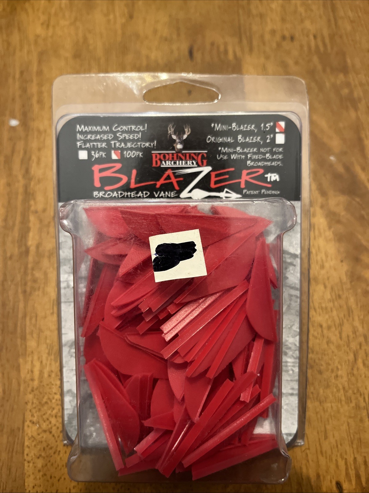 BOHNING ARCHERY BLAZER 1.5” BLAZER 100PK