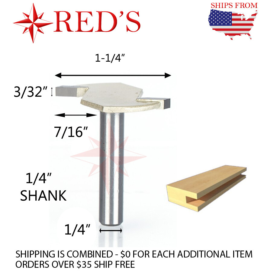 Tideway Carbide PRO LC16020154Z2 3/32" THK CNC Slotting 1/4" shank router bit