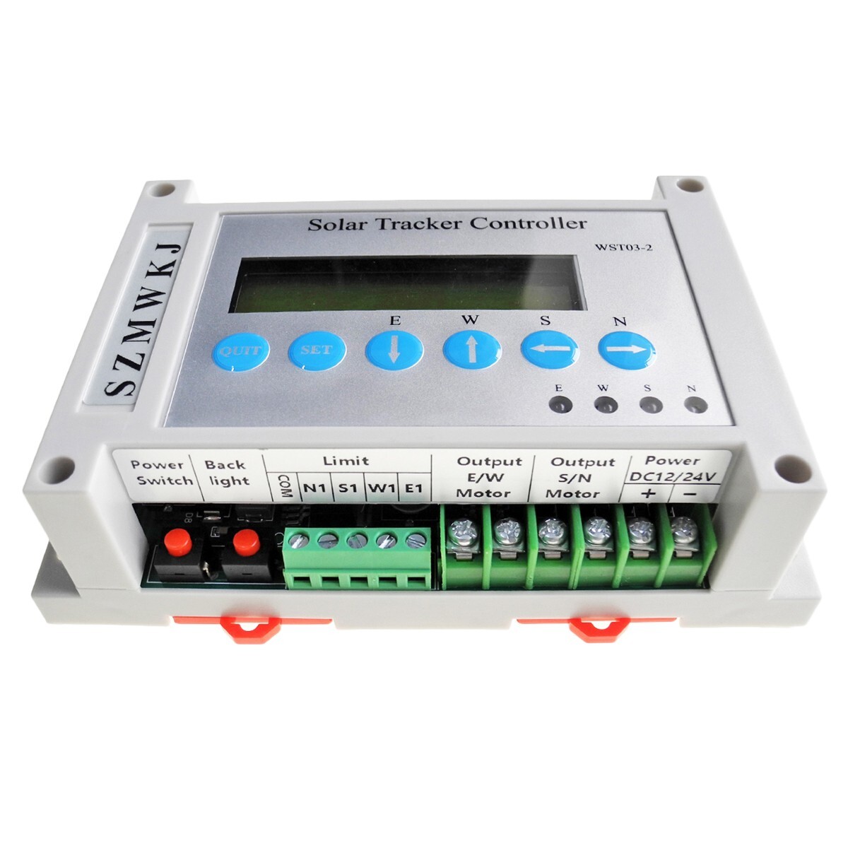Dual Axis LCD Solar Tracker Controller Automatic Solar Tracking & Remote Control