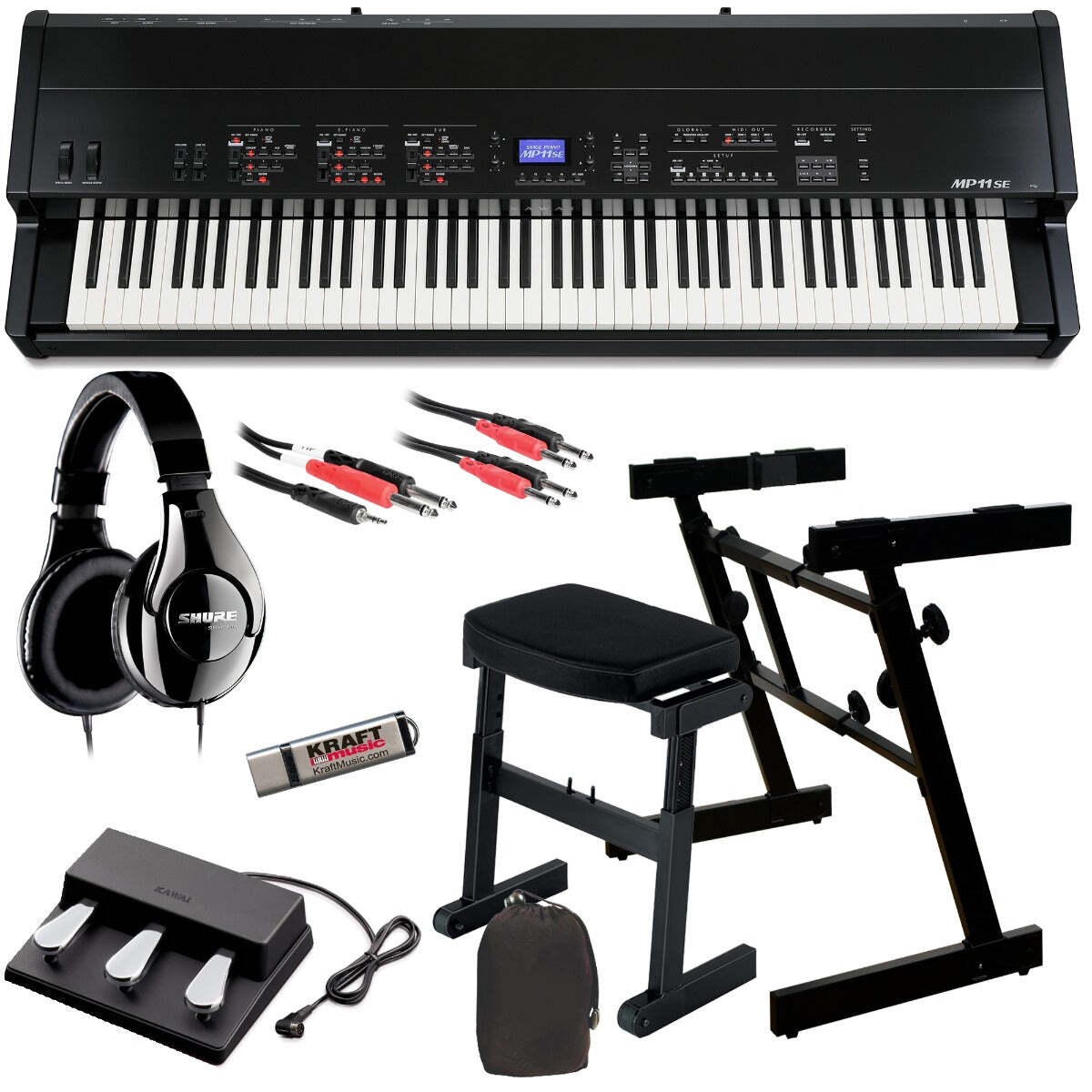 Kawai MP11SE Stage Piano KEY ESSENTIALS BUNDLE