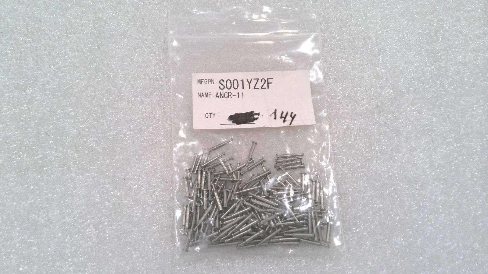 ALPHA ANCR-11 ANCHOR PIN 11MM S001YZ2F (LOT OF 144)