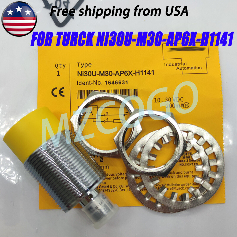 FOR TURCK NI30U-M30-AP6X-H1141 1646631 INDUCTIVE PROXIMITY SWITCH SENSOR 30MM
