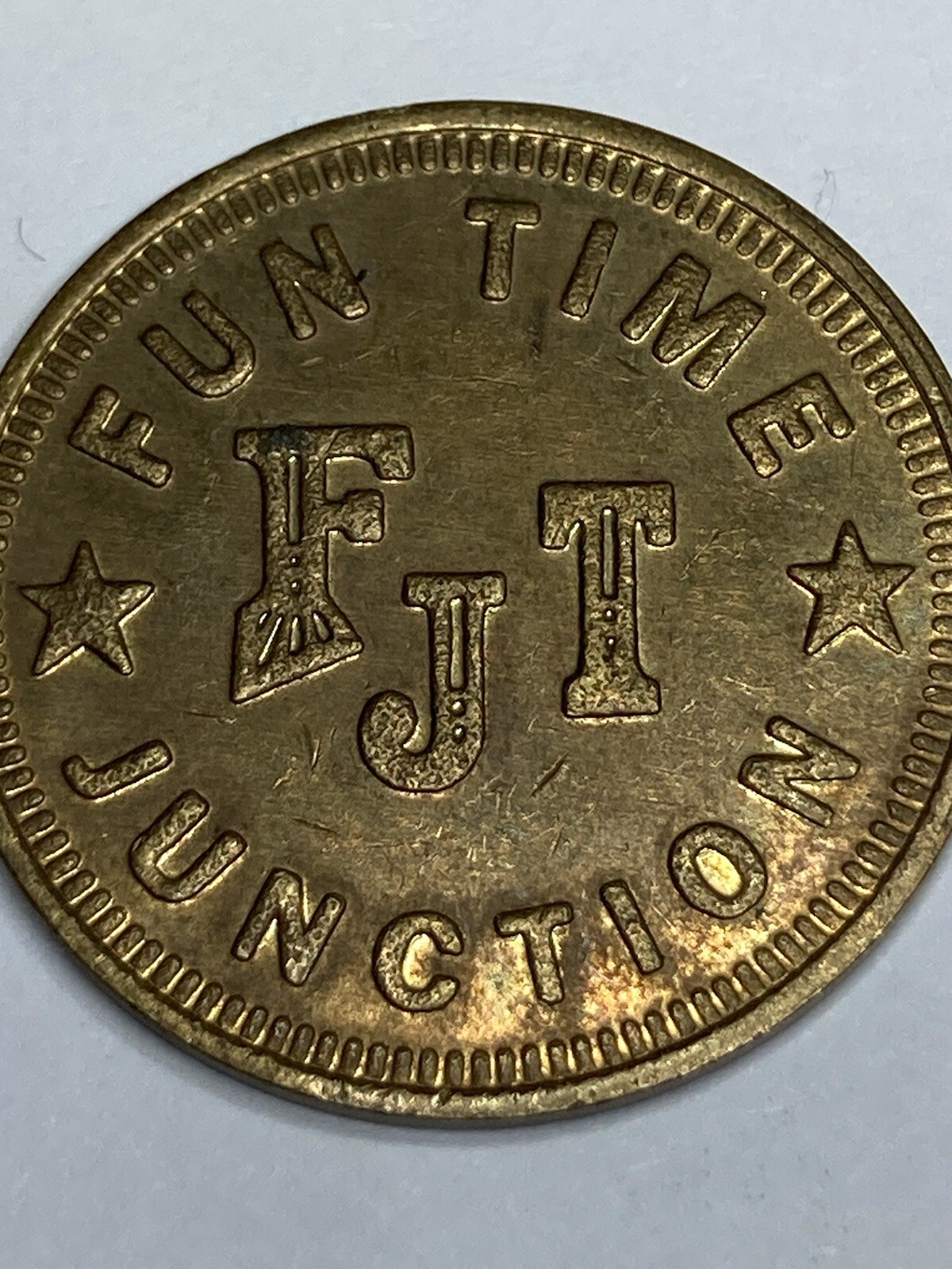Fun Time Junction Fairfield New Jersey Arcade Game Token #pv1