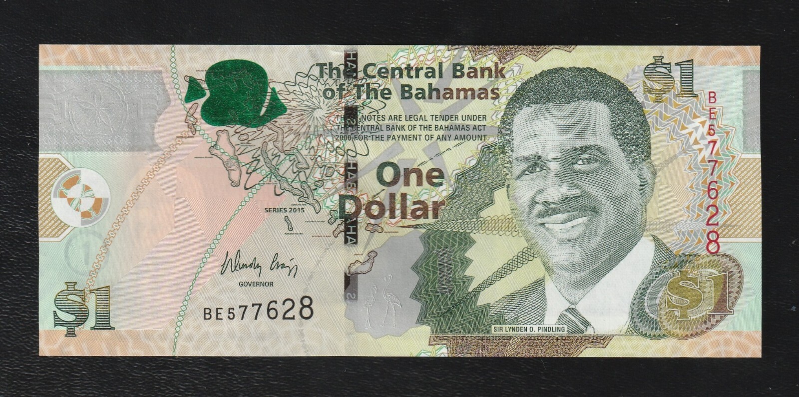 Bahamas, 1 dollar, 2015, P-71A UNC
