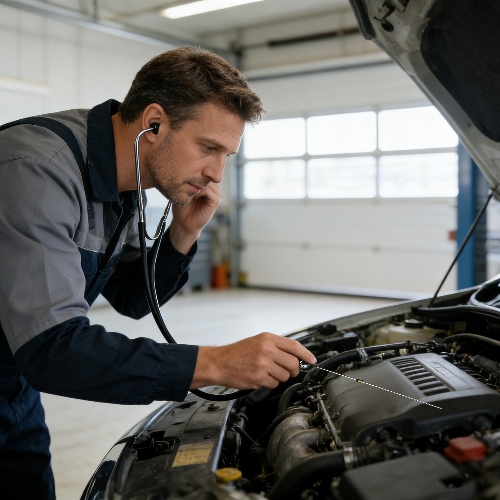 Automotive Engine Maintenance Stethoscope, Mechanical Internal Noise Detection