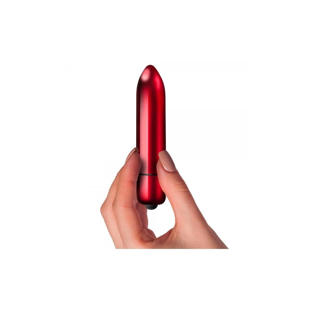 Rocks Off Red Alert 120 Mm Clitoral Vibrator - Red
