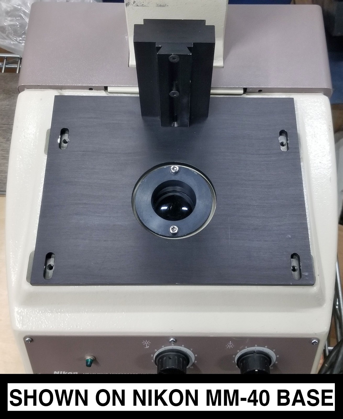 Nikon Interferometry Stage IF Tilting Rotating XY w/ Toolmaker Microscope Mount