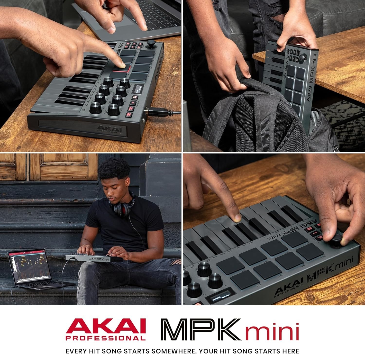 Dynamic MPK Mini MK3 MIDI Controller: 25 Keys, Backlit Pads & Software Included
