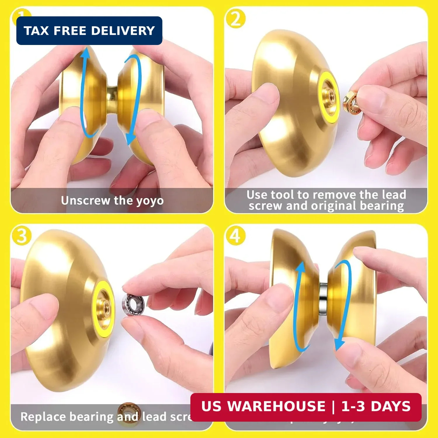 Professional Unresponsive Yoyo for Pros and Responsive Yoyos for Kids Beginners,