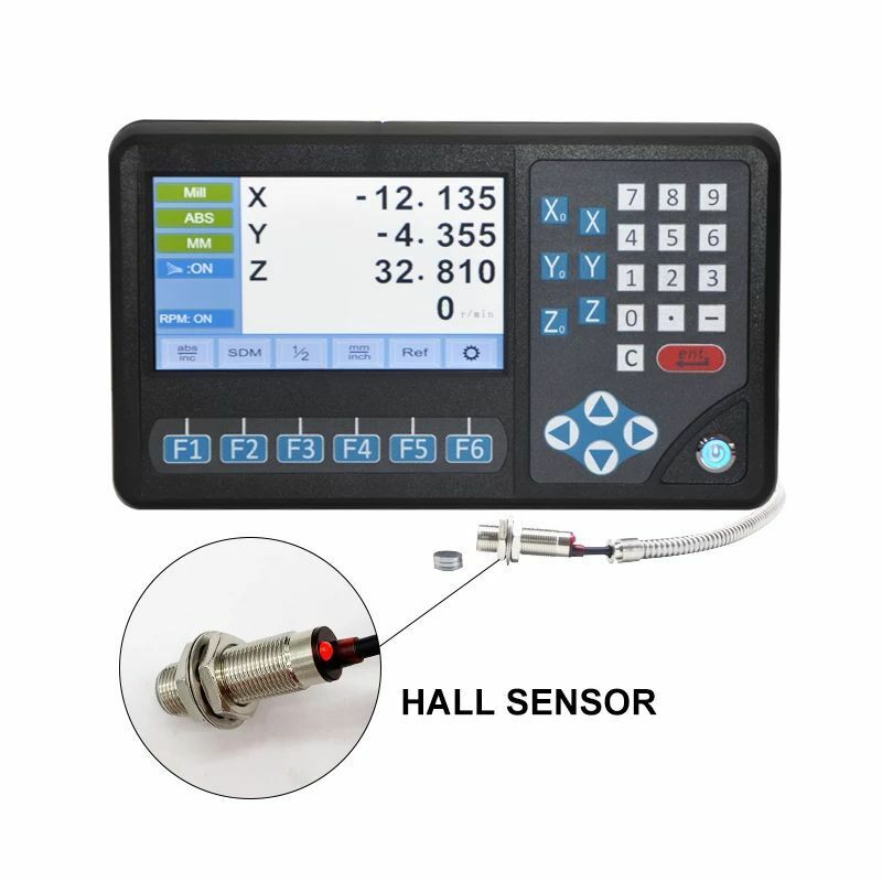 DITRON 2 axis Digital Readout D80 With Speed RPM Display 2 Axis