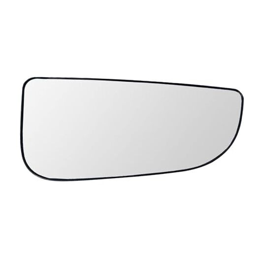 Passenger Side Tow Mirror Glass Replacement with Holder - Fits 2009-2021 Ram