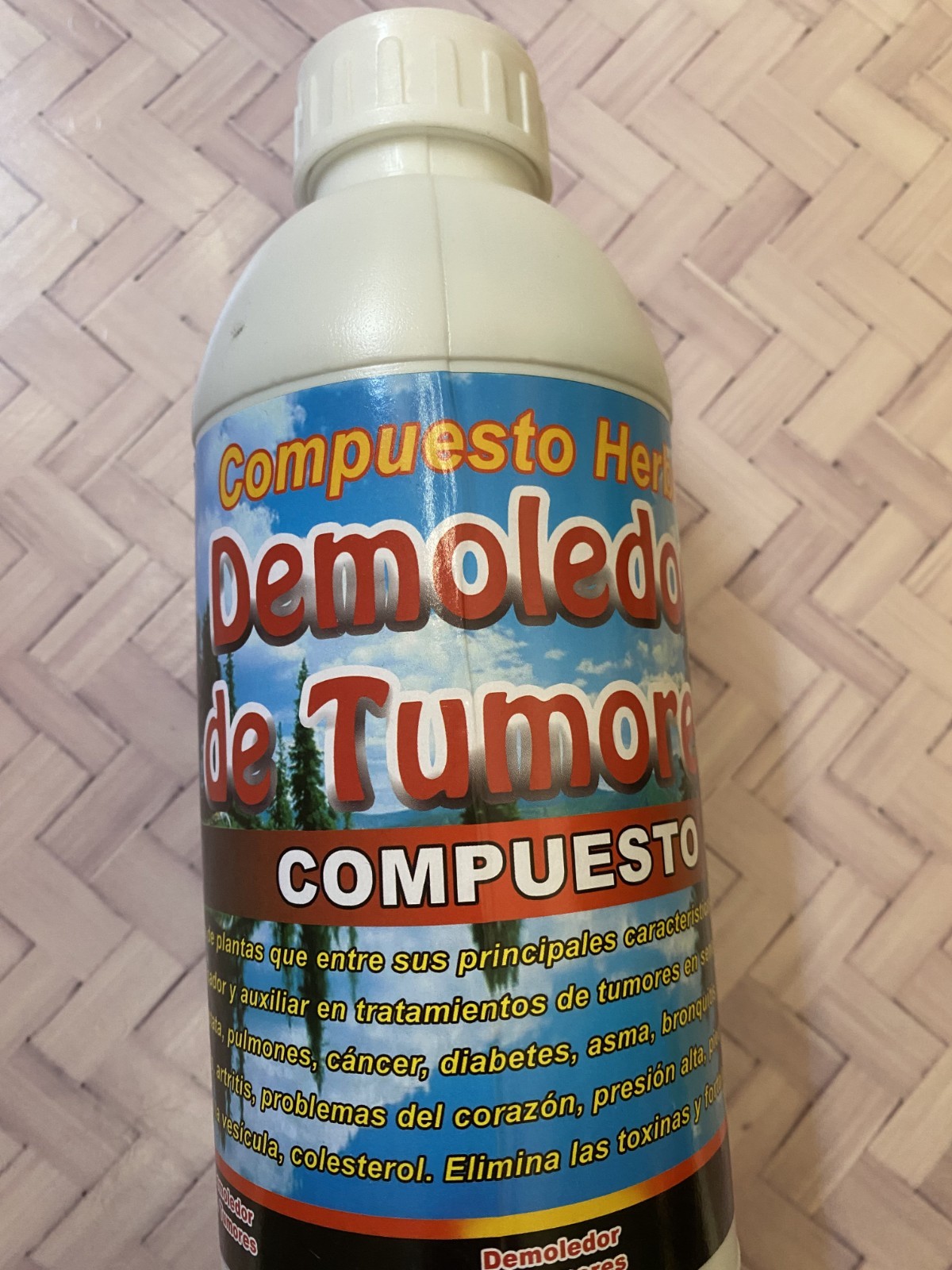 Tonico Demoledor de Tumores  / Hierbas Naturales / 100% Natural 1 litro