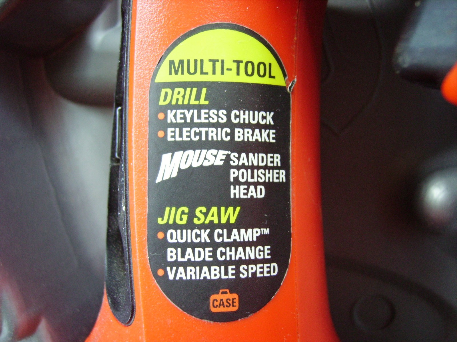 Black & Decker FIRESTORM 12v Drill Sander Jigsaw Case