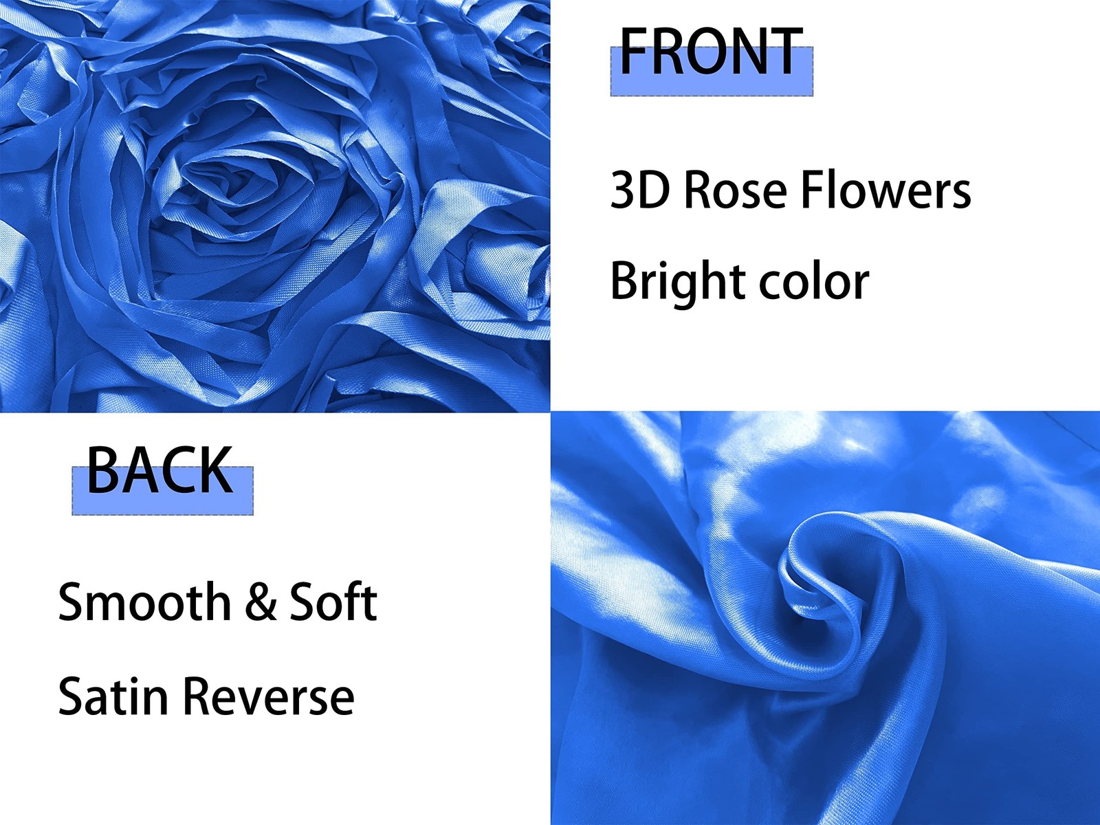 iMaylex Soft Decorative Satin Rose Throw Pillow Covers for Easter Lumbar Fall...