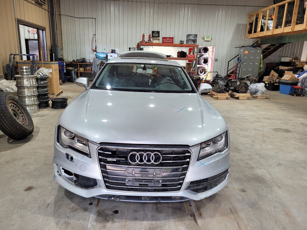2012 Audi A7 Passenger Right Daytime Running Light Module PN: 4G0907397J