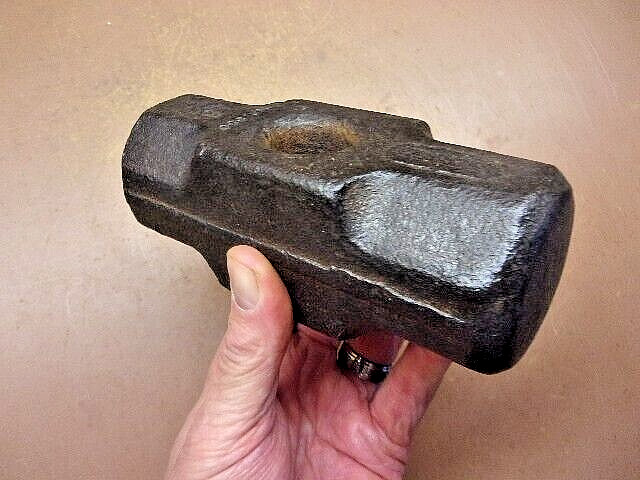 STANLEY No. 850 8 LB. SLEDGE HAMMER HEAD Vintage Blacksmithing Hammer Head Clean