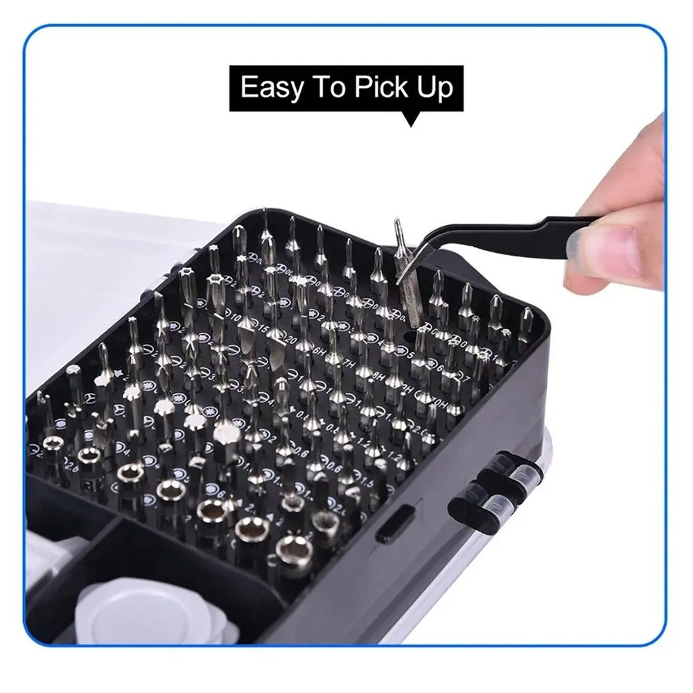 115-in-1 Magnetic Precision Screwdriver Set Electronics Repair Tool